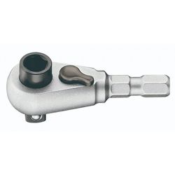 CABEZAL ADAPTADOR CON CARRACA HEX/CUADRADO 1/4 IN DR