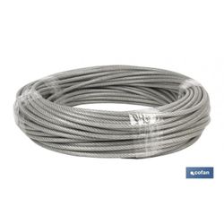 CABLE ACERO (10MM) 8X10MM 6X19+1 PLAST.