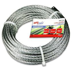CABLE ACERO SIRGA 6X7+1 - 4MM ACERO GALVANIZADO