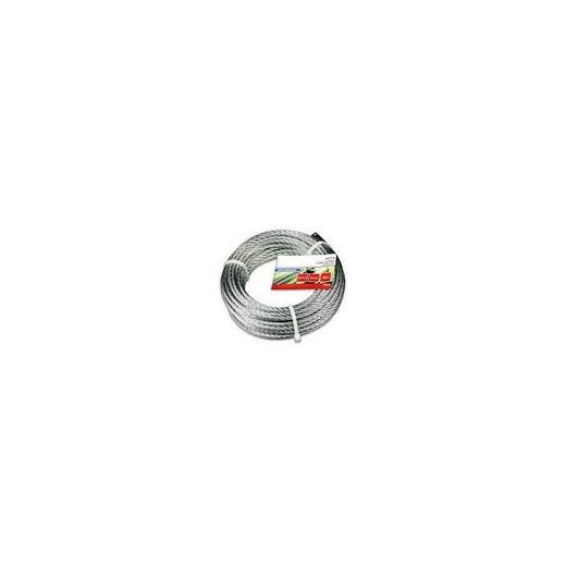 CABLE ACERO SIRGA 6X7+1 - 5MM ACERO GALVANIZADO