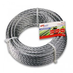 CABLE ACERO SIRGA 6X7+1 - 6MM ACERO GALVANIZADO