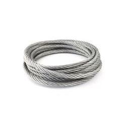 CABLE ACERO SIRGA 6X7+1 - 6MM ACERO GALVANIZADO