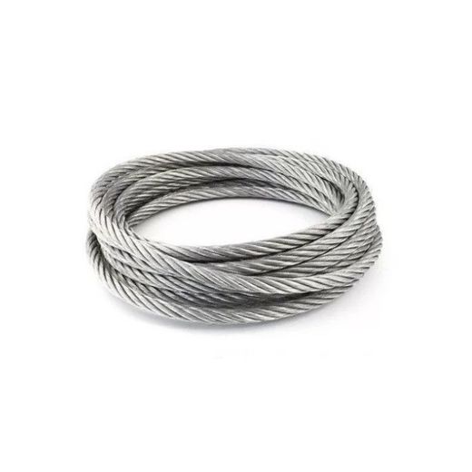 CABLE ACERO SIRGA 6X7+1 - 6MM ACERO GALVANIZADO