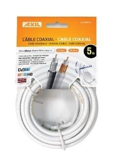 CABLE COAXIAL EN BOBINA COLGANTE 5 M.
