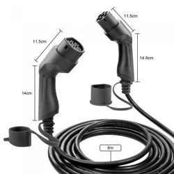 CABLE DE CARGA PARA COCHE ELECTRICO, 16 A, TIPO 2 A TIPO 2