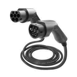 CABLE DE CARGA PARA COCHE ELECTRICO, 32 A, TIPO 2 A TIPO 2 (TRIFASICO)