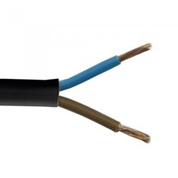 CABLE MANGUERA NEGRA 2X1