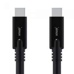 CABLE USB 3.1 C - USB C NEGRO 1M