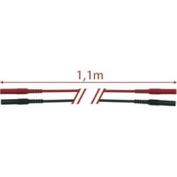 CABLES DE PRUEBA CATII 1000V - CATII 1000V (SIN PUNTAS) EGATRONIK