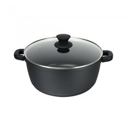 CACEROLA ALUMINIO FUNDIDO XYLAN BLACK ALTA 24CM
