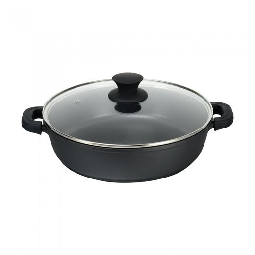 CACEROLA ALUMINIO FUNDIDO XYLAN BLACK BAJA 40CM