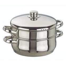 CACEROLA VAPOR INOX OSLO 24 CMS.