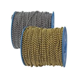 CADENA BOLAS 3,2MM. DORADA CARRETE 50MT