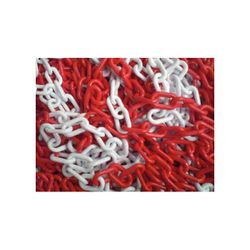 CADENA PLASTICO S2004G - ROJO/BLANCO D.6MM 25M