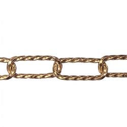 *CADENA TORCIDA BRONC.4X37MM (MTS)