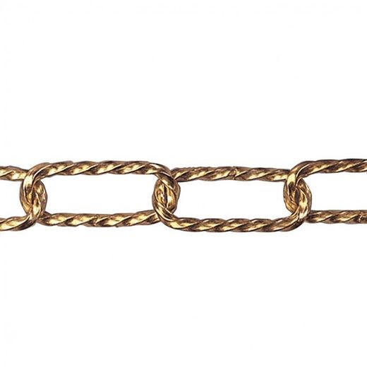 *CADENA TORCIDA BRONC.4X37MM (MTS)