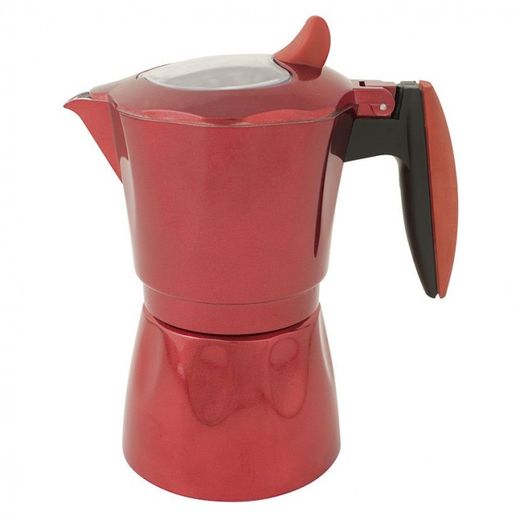 CAFETERA AL. INDUCCION HABITEX ROJA 9 TZ