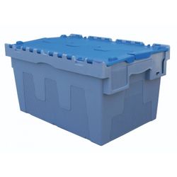 CAJA ALMACENAJE POLIPROPILENO DSW5536 - 2 TAPAS CON BISAGRA