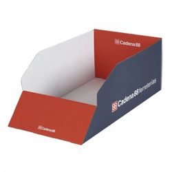 CAJA CARTON EXPOS.GRANEL 220X398MM. (UNIDAD)