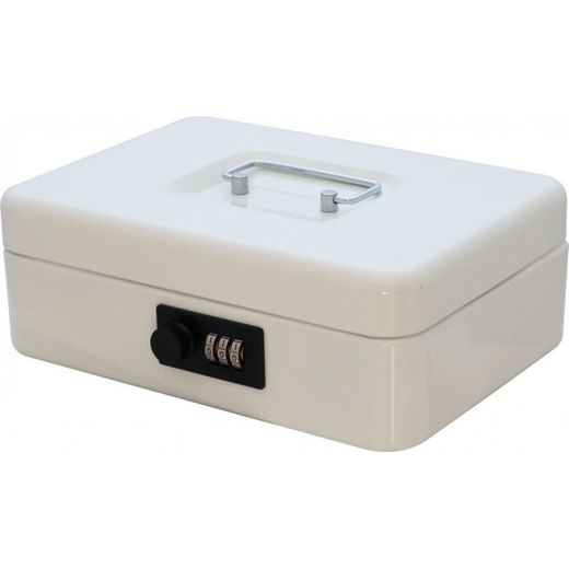 CAJA CAUDALES COMBINACION LOCK 25 X 18 X 9 BLANCA