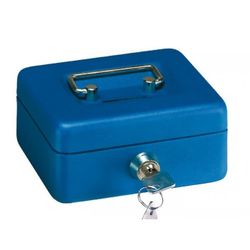 CAJA CAUDALES ELEGANT AZUL 125X95X60 CON RANURA