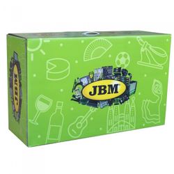 CAJA DE CARTON VERDE PROMO JBM 80X28X49CM
