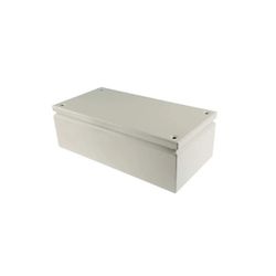 CAJA DE CONEXIONES ACERO GRIS 400X200X120MM IP66