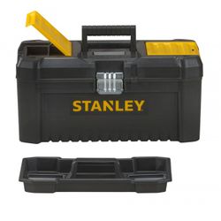 CAJA DE HERRAMIENTAS DE PLASTICO 16"/40CM CON CIERRE DE METAL