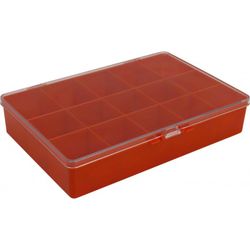 CAJA DE PLASTICO 8 COMPARTIMENTOS LARGOXANCHOXALTO 295X190X60