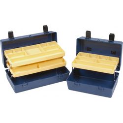 CAJA DE PLASTICO CON 1 BANDEJA LARGOXANCHOXALTO 290X180X145