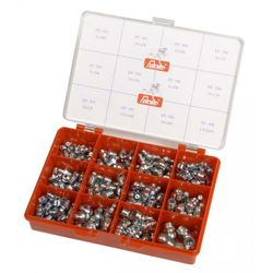 CAJA DE PLASTICO CON SURTIDO DE ENGRASADORES 12 TIPOS 155 U