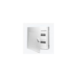 CAJA DE SUPERFCIE PRISMASET XS 24 MODULOS 4 FILAS PUERTA BLANCA