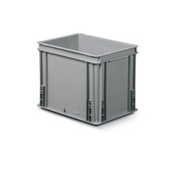 CAJA ECOGREEN ATHENA EXT.400X300X325HMM. CAP.30L 1852GR ASAS CERRADAS. GRIS