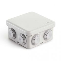 CAJA ESTANCA CON CONOS 80X80X45 A PRESION