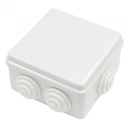 CAJA ESTANCA SUPERFICIE 80X80X40 MM. 7 CONOS
