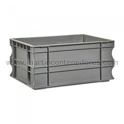CAJA EURO-NORMA 400X300X180/168 MM GRIS