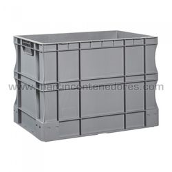 CAJA EURO-NORMA 600X400X435/420 MM GRIS