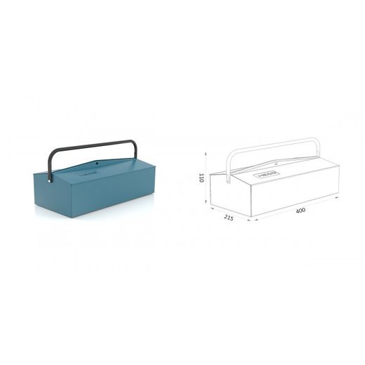 CAJA METALICA 400X215X110