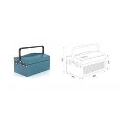 CAJA METALICA 400X245X210