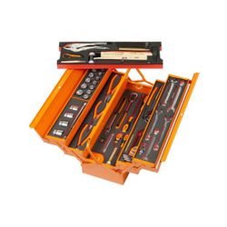 CAJA METALICA CON FOAMS Y COMPOSICIONES DE HERRAMIENTAS PARA MANTENIMIENTO GENERAL (69 PIEZAS)