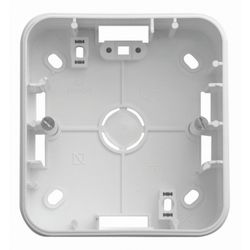 CAJA SUPERF. ALTA CON MARCO 1 ELEM BLANCO