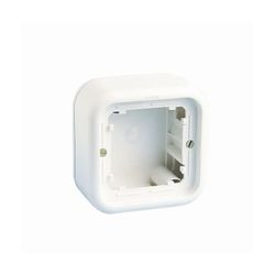 CAJA SUPERF. BAJA CON MARCO 1 ELEM BLANCO