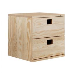 CAJONERA MODULAR 2 CAJONES 36X33X36CM