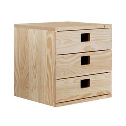 CAJONERA MODULAR 3 CAJONES 36X33X36CM