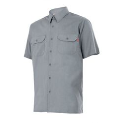 CAMISA MANGA CORTA COLOR GRIS T-M