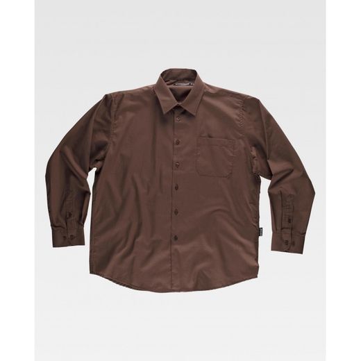 CAMISA REF.B8000 MARRON T-44