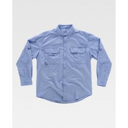 CAMISA REF.B8500 CELESTE T-S