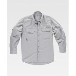 CAMISA REF.B8500 GRIS CLARO T-M