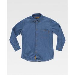 CAMISA REF.B8600 VAQUERO CLARO T-M
