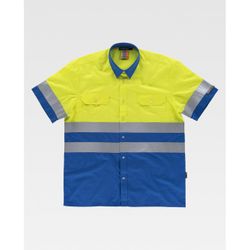 CAMISA REF.C3812 AZULINA+AMARILLO A.V. T-44